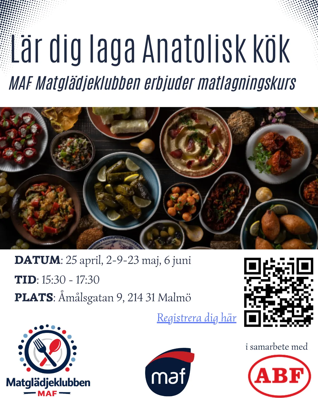 matgladje kurs affisch